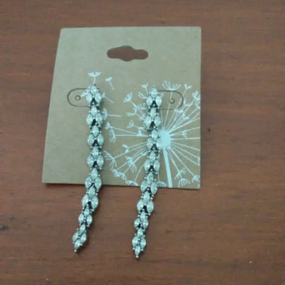 Rhinestone earrings